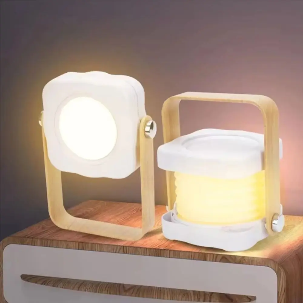 

Creative Foldable Night Lights Telescopic Folding Dimmable Folding LED Table Lamp Rechargeable Touch Control Reading Lamp