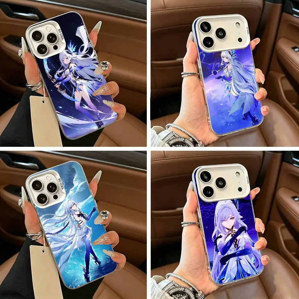 

Cool G-GENSHIN IMPACT S-Skirks-GPS Phone Case For iPhone 17,16,15,14,13,12,11 Plus,Pro Max,XS,White Silver phone case