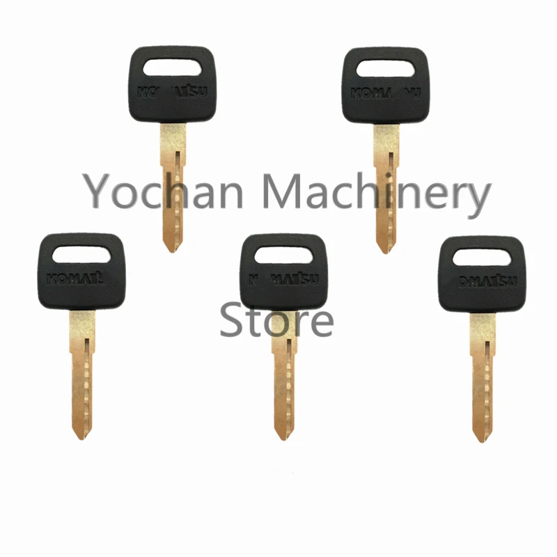 

5 Pcs Ignition Key For Komatsu Excavator PC56/60/70/130/200/210/220/300-7-8 Excavator Accessories Key Free Shipping