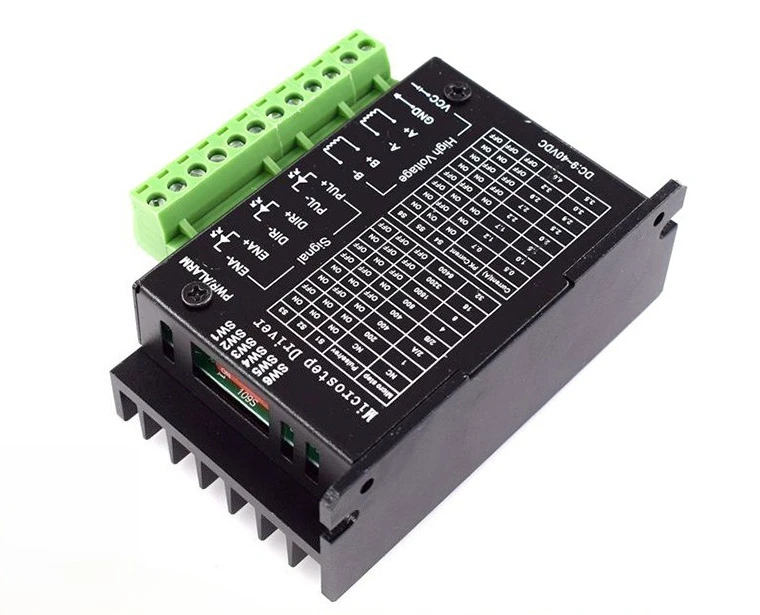 TB6600 Upgraded Stepper Motor Driver 32 Microstep 4.0A 42V for 42/57 Stepper Motor Pulse 3-24V