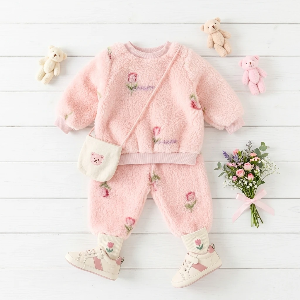 Winter Clothing Activity - Winter Long Sleeve Baby Outfits Sets