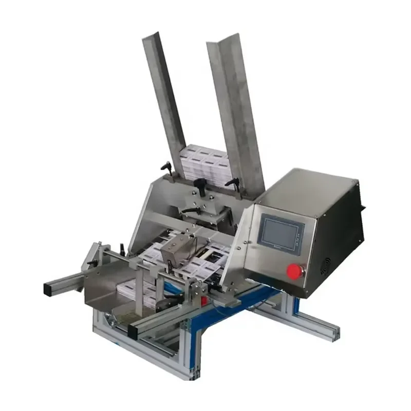 Auxiliary Packaging Equipment Automatic Friction Cards Collator Paper Feeder Machine