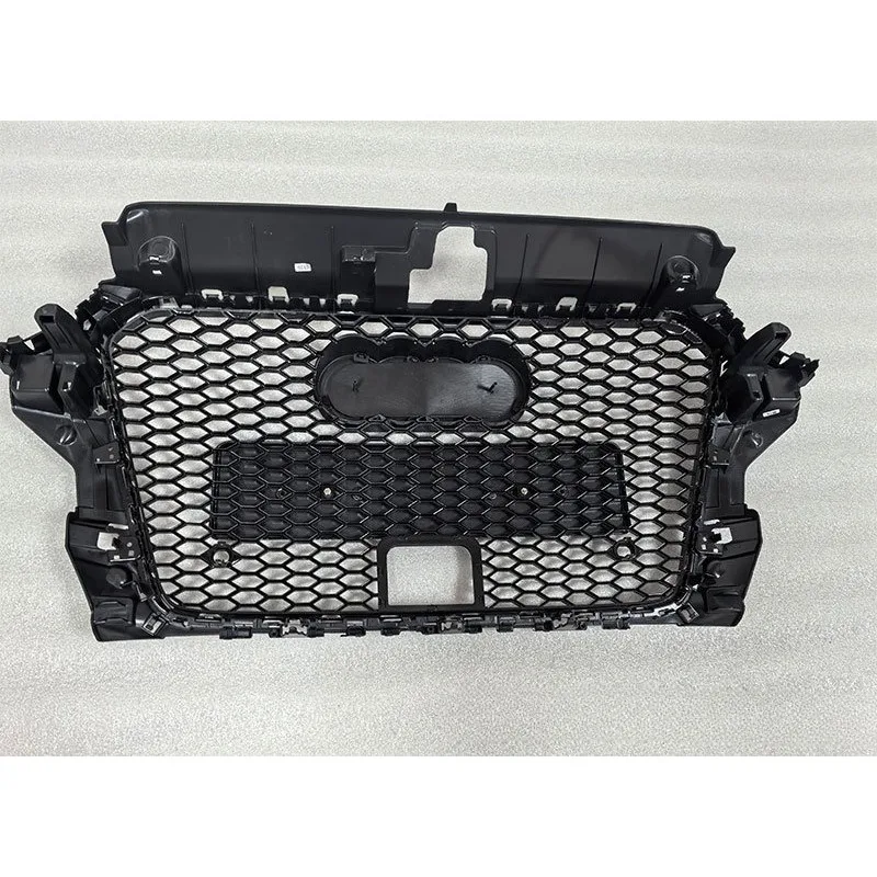 Frontstoßstangen-Nierengrill für Audi A3 8V S3 Sline 2014-2016 Wabengrill-Schutzabdeckung Auto-Zubehör Karosserie-Kit Tuning – Detail 4