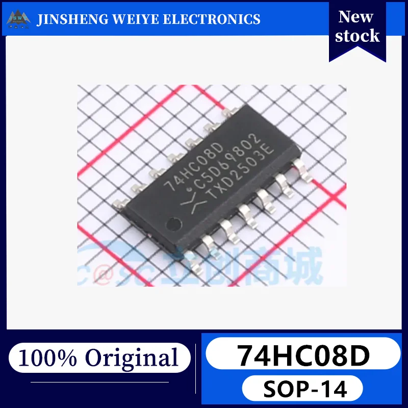 30-100-pecas-74hc08d-soic-14-quad-2-input-and-gate-surface-mount-logic-chip-novo-estoque-original-equipamento-eletronico
