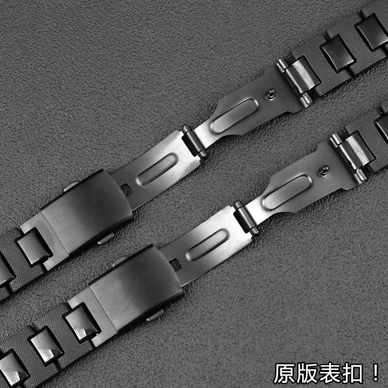 البلاستيك الصلب حزام الساعات ل كاسيو G-shock DW-6900 DW5600 GW-M5610 GA2100 GA2110 DW-5600 حزام الفرقة سوار عالي الجودة 16 مللي متر