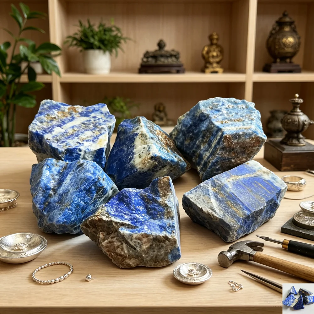 100g Natural Lapis lazuli Raw Stone Gemstone Quartz Mineral Specimen Original Stones Natural Stones and Minerals for Jewelry