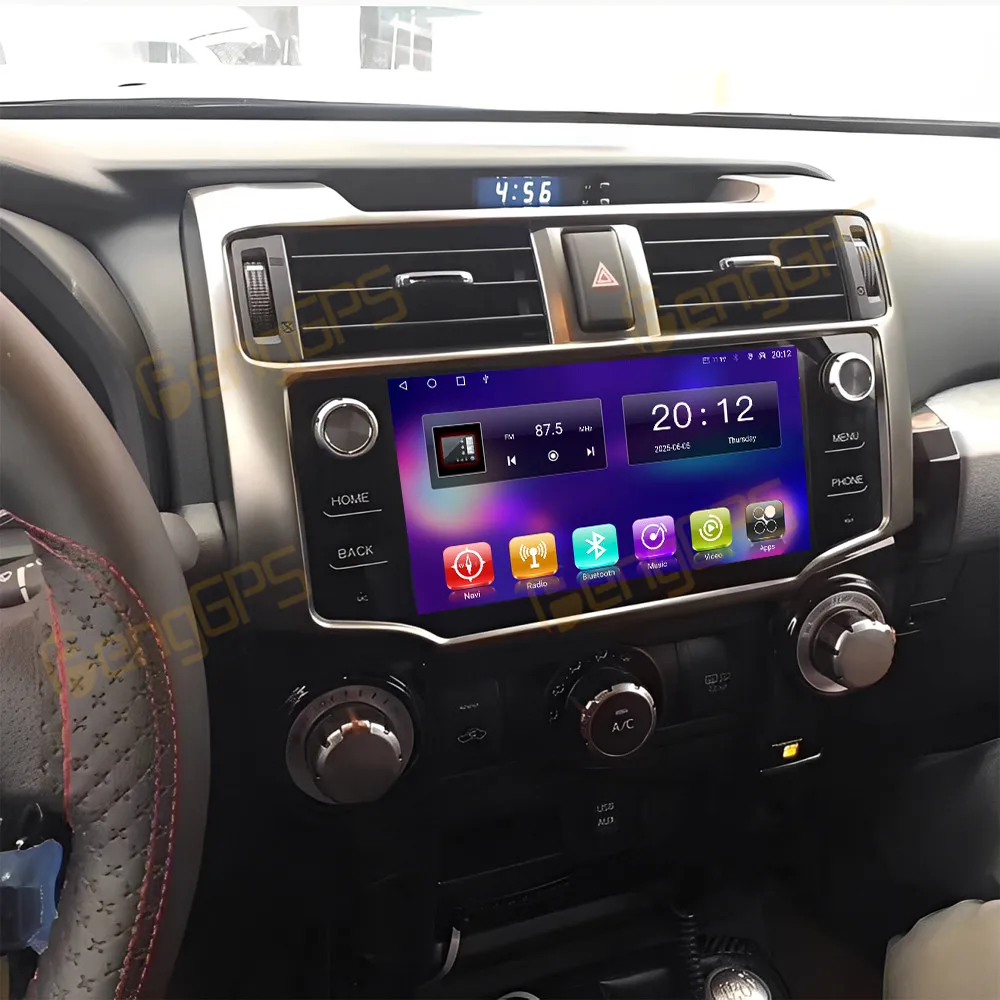 9 Inch Android 14 Car Radio CarPlay For Toyota Land Cruiser 2010-2021 Touch Screen Multimedia Player GPS Navigation Head Unit BT