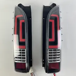 Pair Left&Right LED Tail Lamp Assembly For Toyota Hiace 2005 2006 2007 2008-2018 Rear Taillight Warning Light Reversing Light
