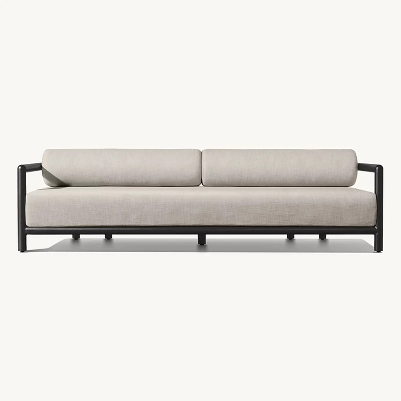 *High Quality Garden Sofa Sets Hotel Coating Aluminum Modern Yard Sofa Outdoor Furniture Lounge Couch