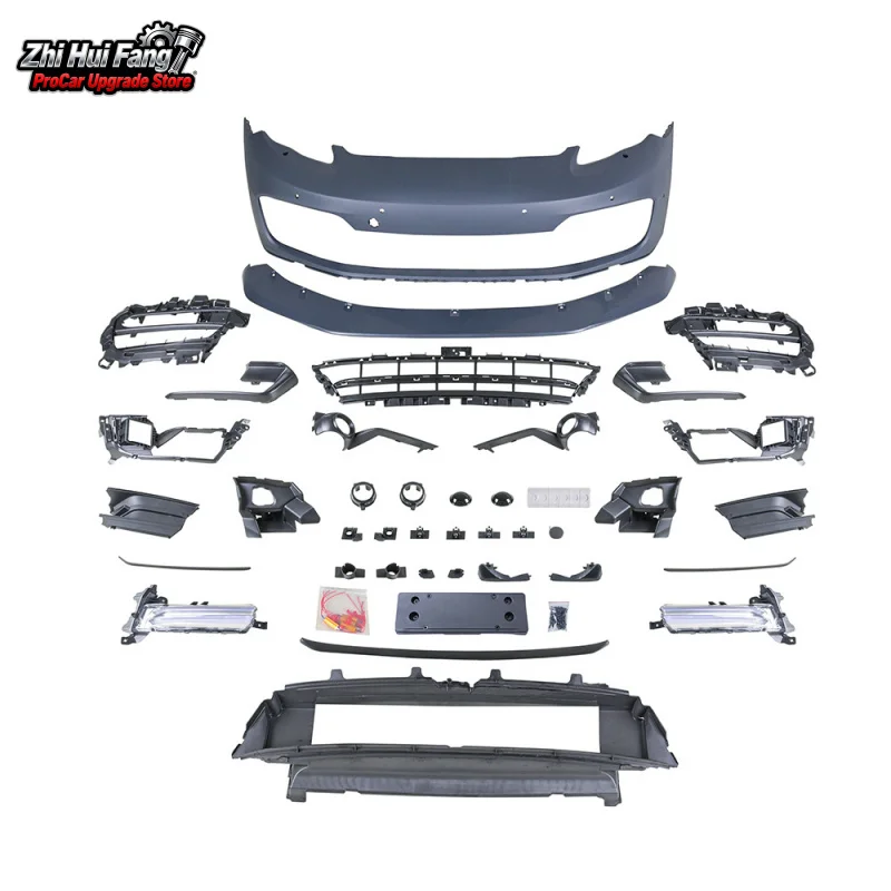 

Подходит для Panamera 970.1 10–131, обновление до переднего бампера 971 GTS, включая фирменные дневные ходовые огни