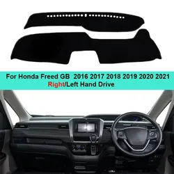Car Dashboard Cover for Honda Freed GB 2016 - 2023 Carpet Dashboard Pad Sun Protection UV Cushion Car Accessories 2020 2021 2022