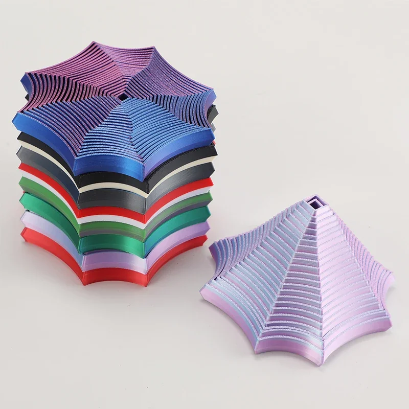 لعبة مثمنة ثلاثية الأبعاد الطباعة وهمية هندسية ضد الإجهاد ألعاب متململة لألعاب الحفلات الحسية