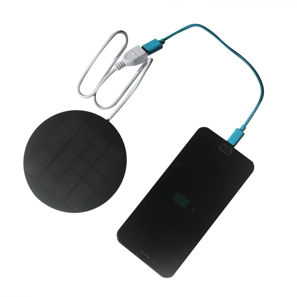 For Travel For Outdoor Adventures 2W Solar Charger Outdoor Power Charger Mobile Power Support For Mobile Devices