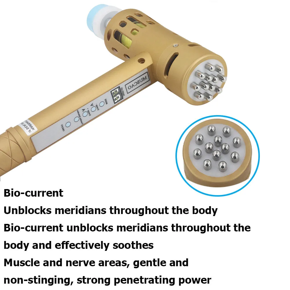 Portátil Shock Wave Therapy Machine Bioeletricidade Massageador Quiropraxia Ferramentas 3 em 1 Eficaz ED Shockwave Massage Body Relief