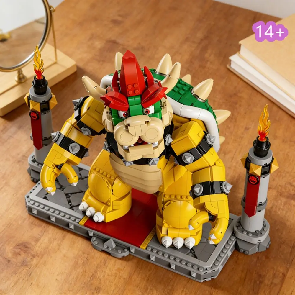 

2807Pcs Mighty|Bowser King New Component Plastic Building Block Model Interactive Play Toy 71411 For Friends