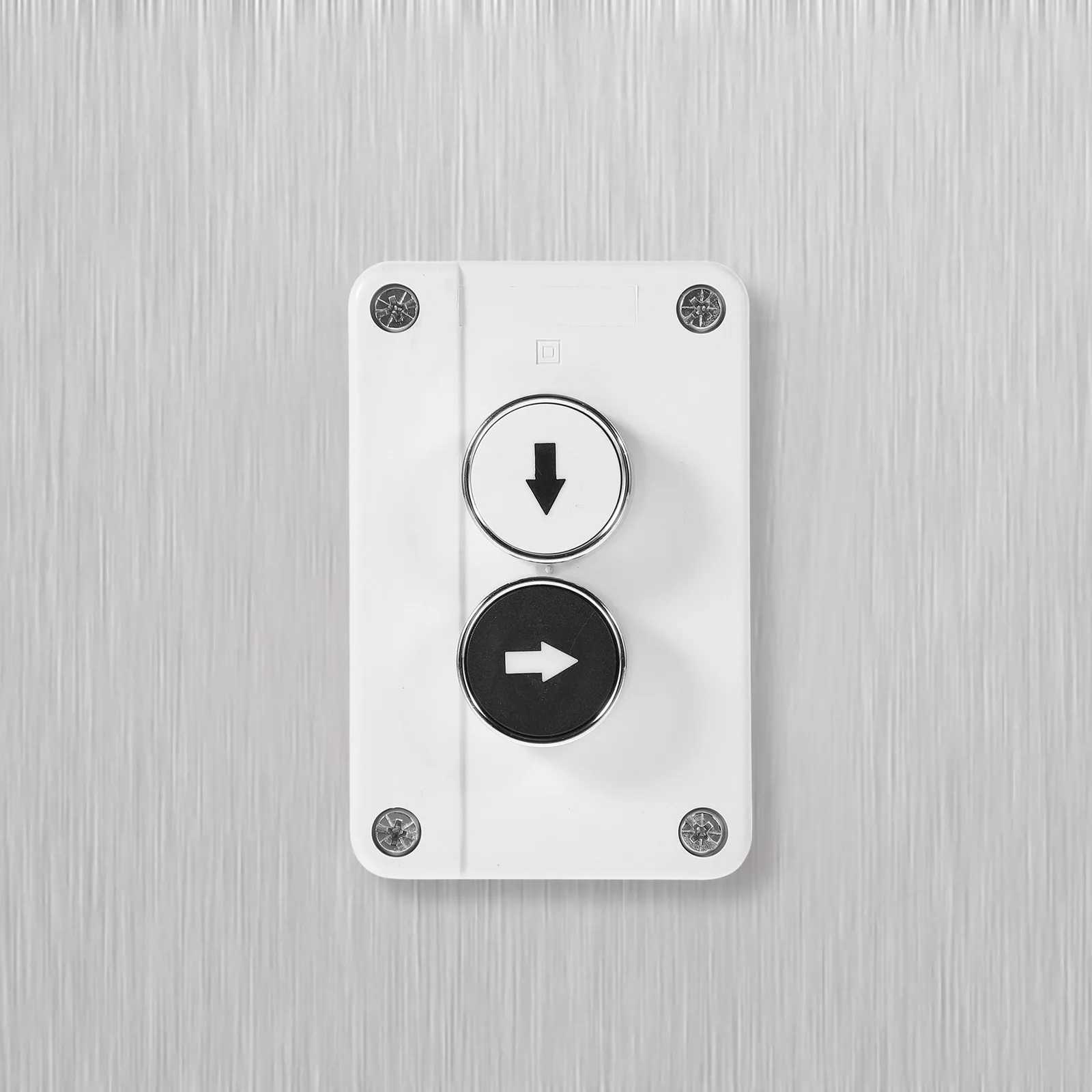 

1 set Emergency Stop Box Push Button Starter Switch Industrial Control Station 2-Hole Up Down Start Stop Buttons for Elevator