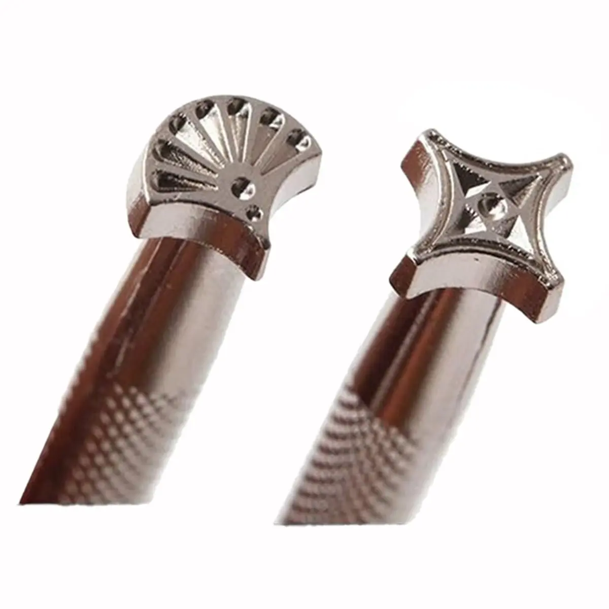 HITL Leather Stamps,2 Pcs Professional Leather Border Stamping Tools for Craft Working