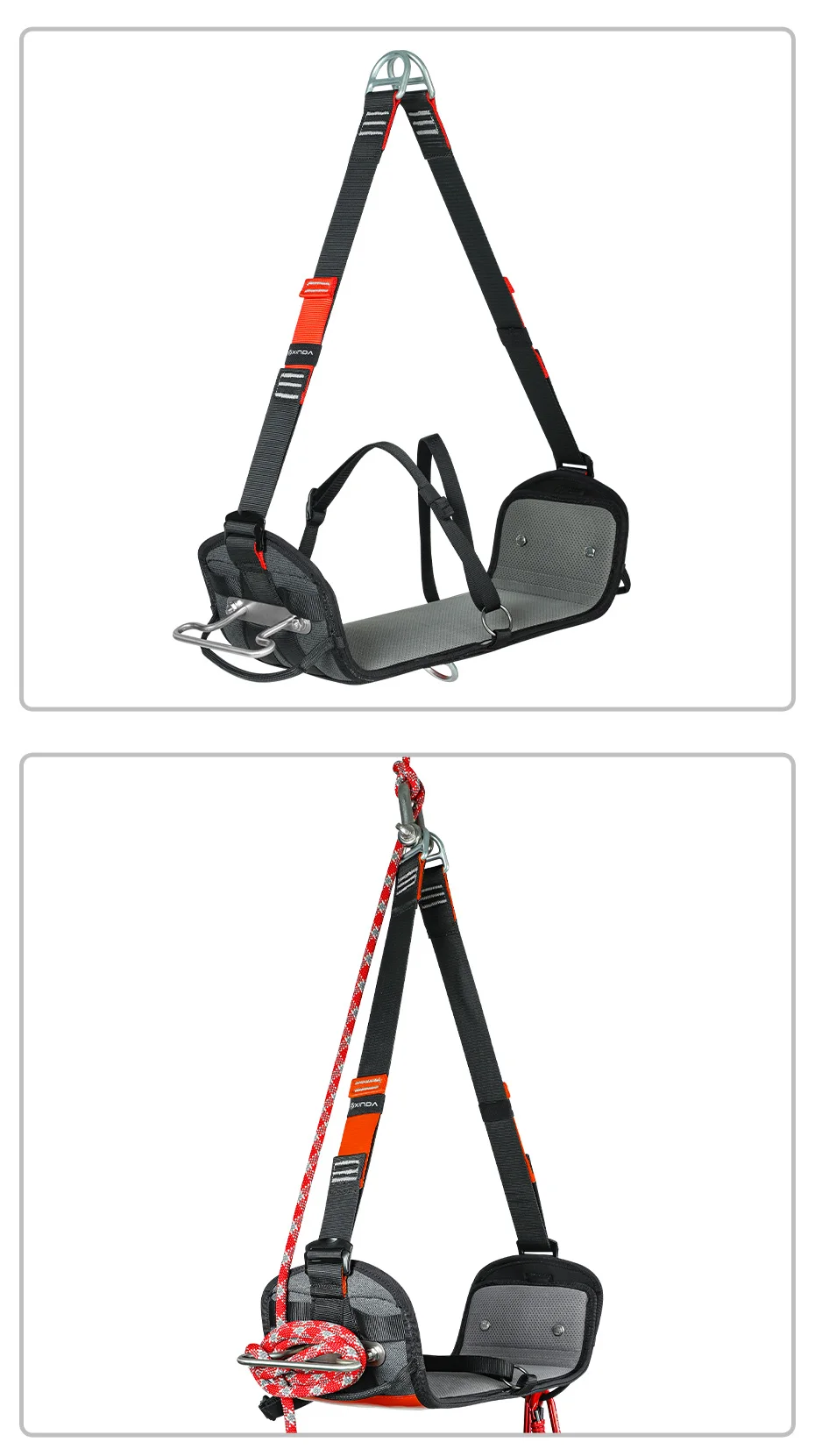 Xinda High Altitude Work Seat Belt Rope Harness High-rise Hanging Plate Exterior Wall Cleaning Anti-fall Seat Plate