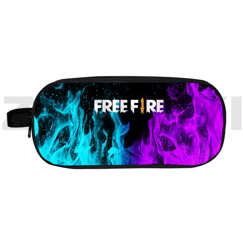 

Вместительная косметичка для аниме Free Fire Game, 3D карандаш, школьные принадлежности для подростков, косметичка Free Fire Garena, косметичка
