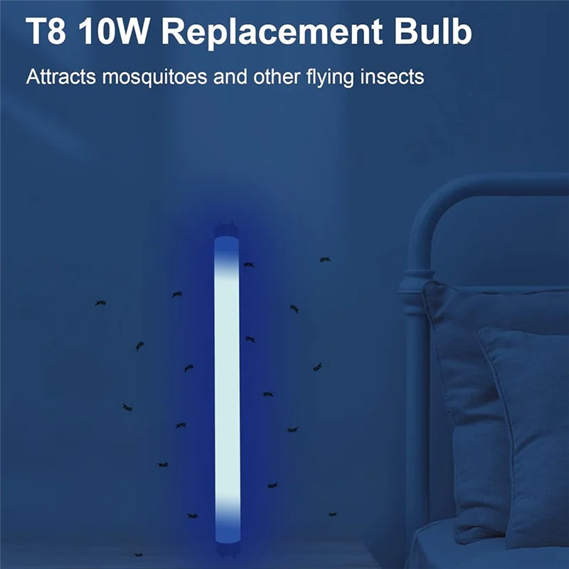 B58B-10 وات 13 بوصة FSL BL T8 F10W 6 عبوات بديلة لصاعق الحشرات 20 وات، لمبة إضاءة لـ Spectek، Liba