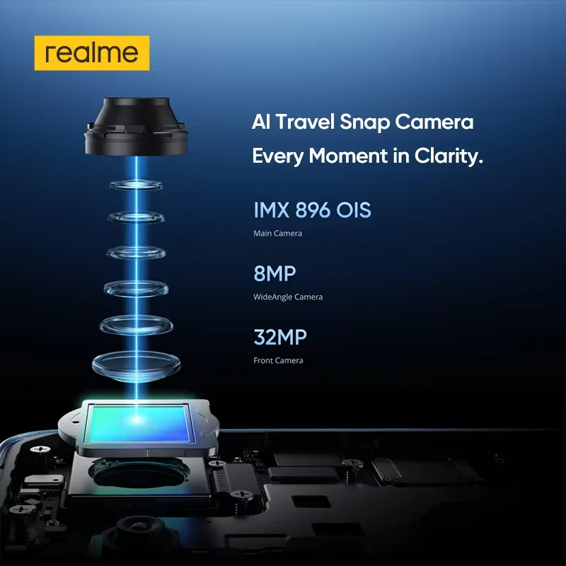 [النسخة الروسية] الهاتف الذكي realme GT 7T 5G الأبعاد 8400-MAX شرائح 7000 مللي أمبير بطارية 120 واط شحن 50 ميجابكسل Sony OIS كاميرا NFC
