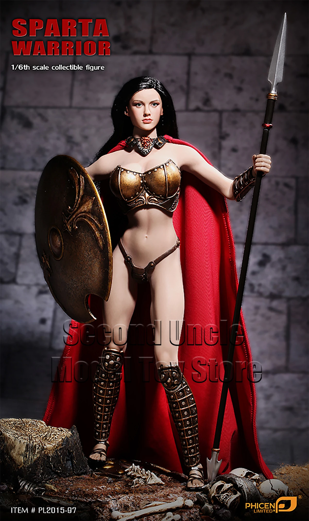 

TBLeague PHICEN PL2015-97 1/6 SPARTA WARRIOR 12'' Female Soldier Action Figure Full Set Collectible Model Toys Gift