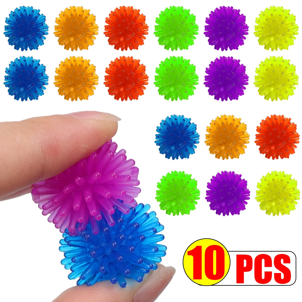 Color Mini Squeeze Venting Massage Ball Wholesale Toys TPR Material Muscle Relaxation Hedgehog Ball Relief Toys for Children