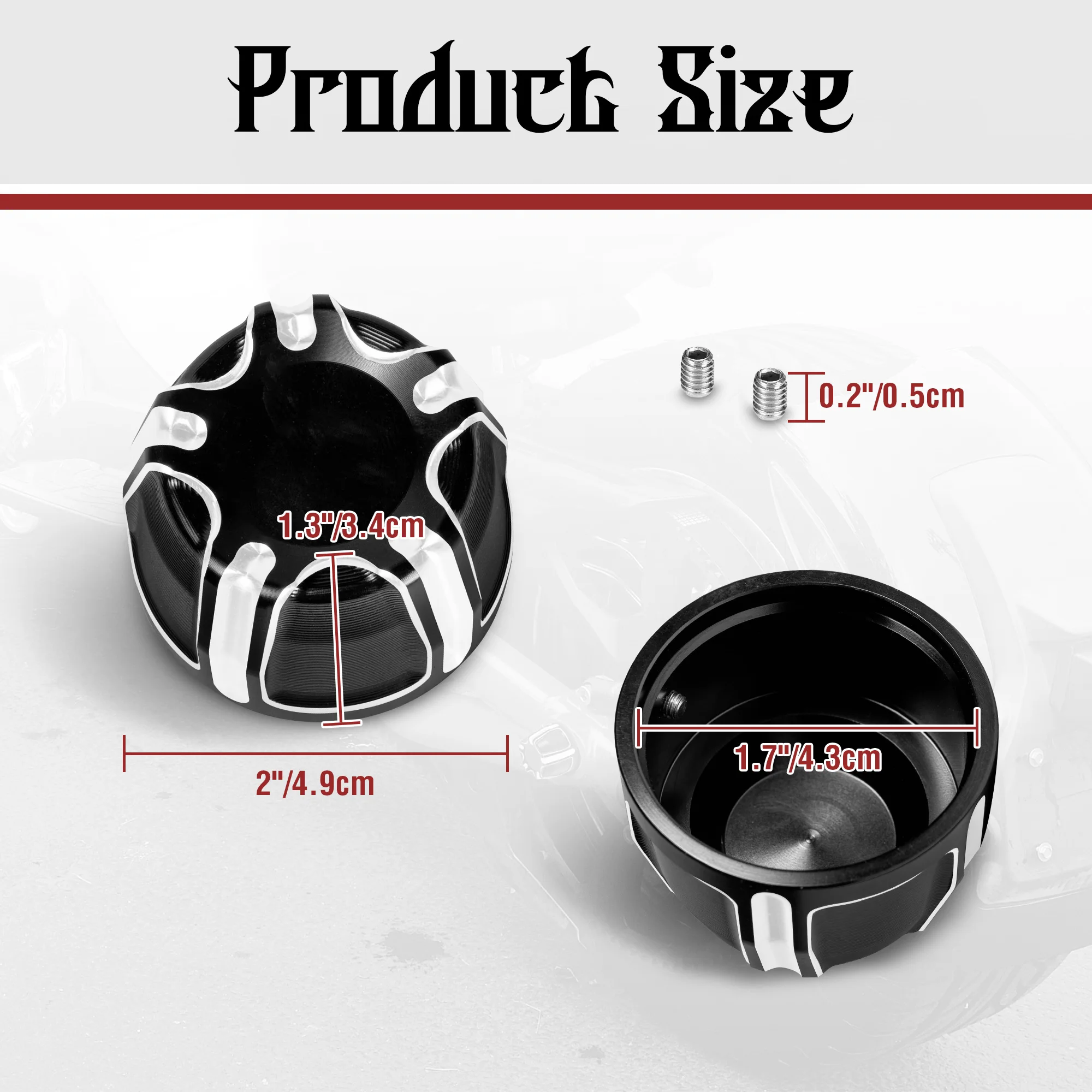 Motorcycle Axle Blocks Nuts Aluminum Axle Caps New Design Rear and Front Axle Nut Cover Cap for Spyder RT/F3  2018-2025 GS/RS - view 2