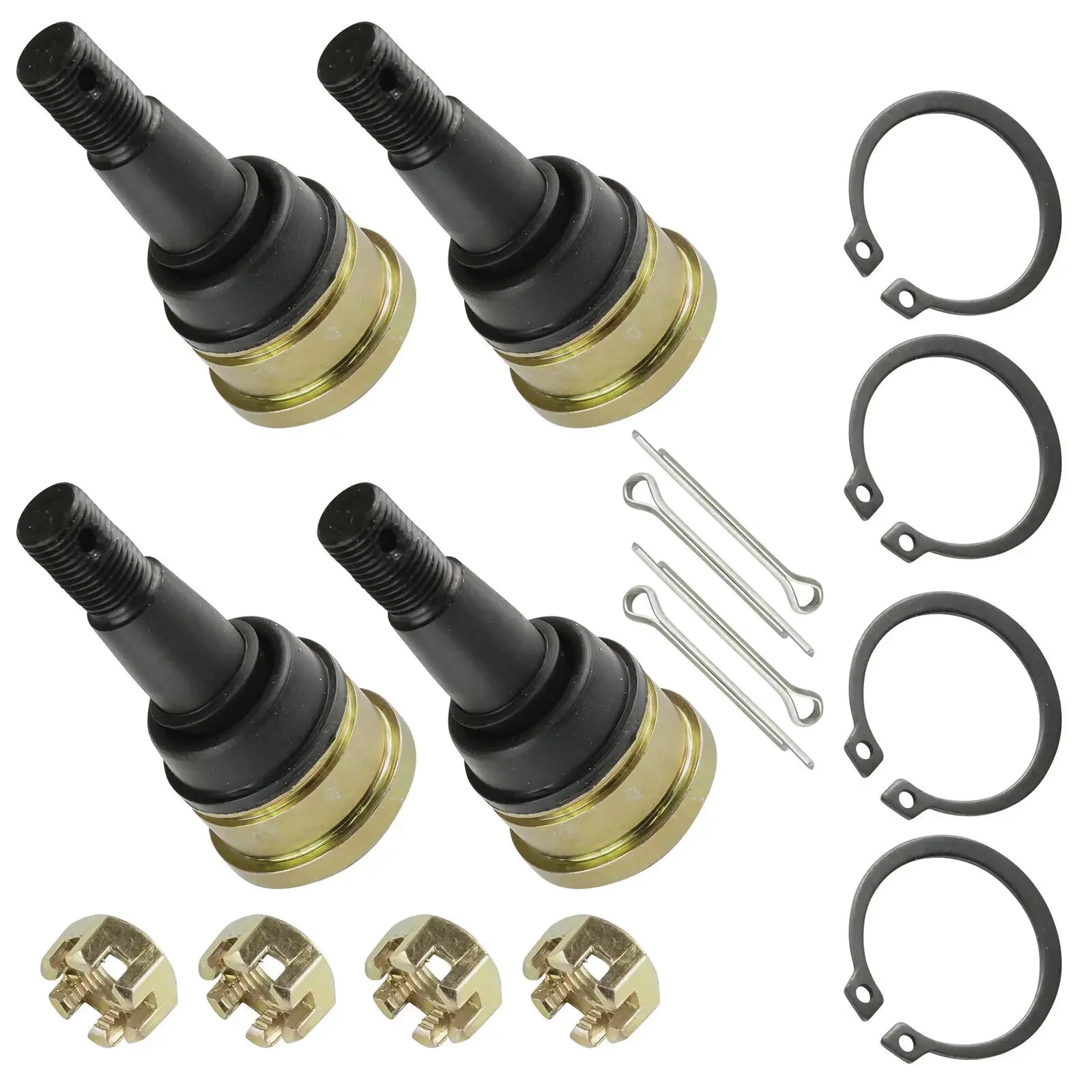 For Polaris Predator 500 2003 2004 2005 2006 4Pcs Ball Joints Upper And Lower Ball Joint 7081190 7061141 7061156