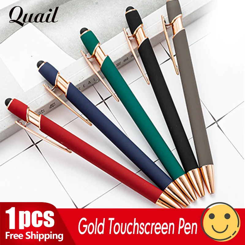 Ipad Tablet Phone Screen Touchscreen Pen Metal Pen Ballpoint Pen Advanced Business Signature Pen Office Supplies