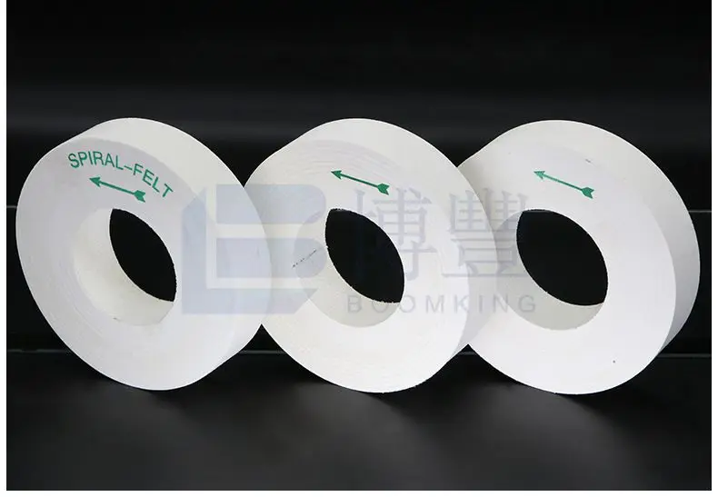 EconomicalGlass Spiral Felt polishing wheels for glass edger,double edger,bevelling machine.