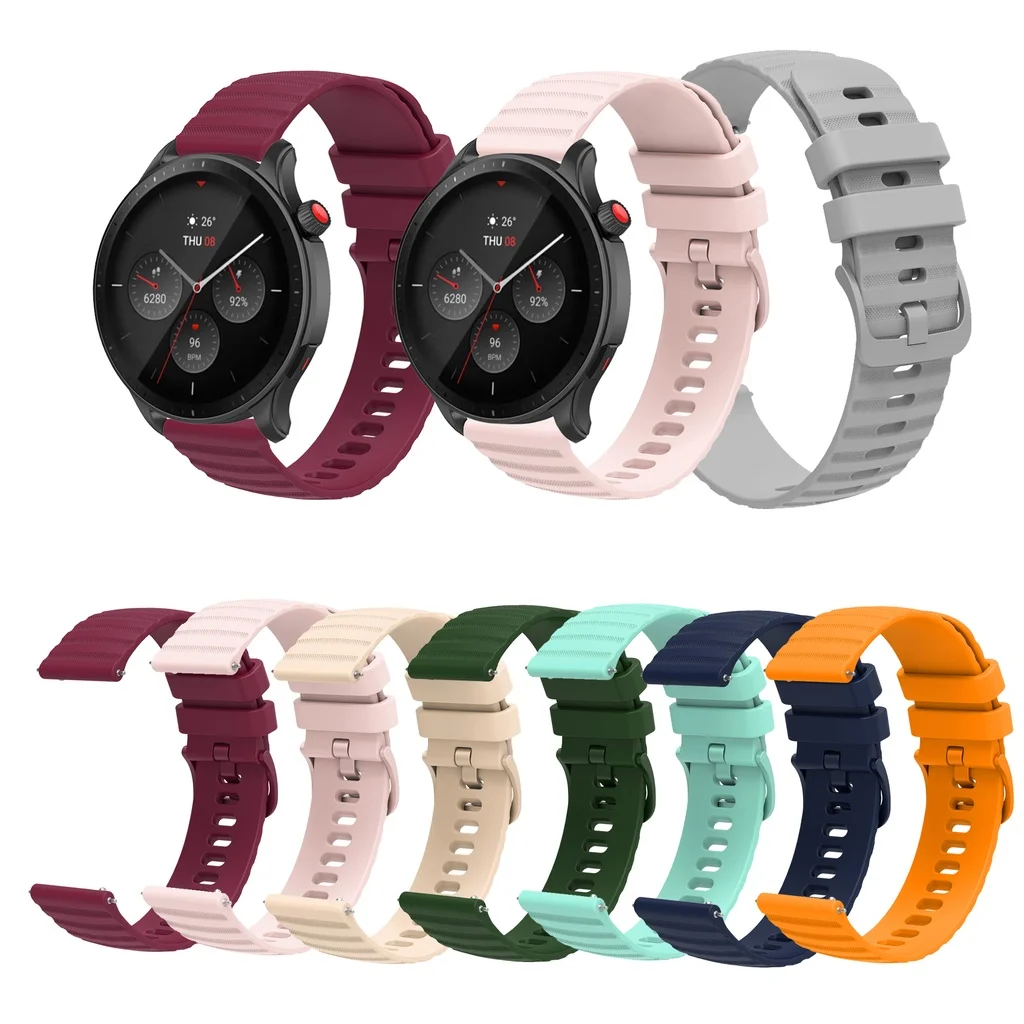 สายซิลิโคนสําหรับนาฬิกา Huawei GT3 GT4 SE GT2 GT2e Watch4 Watch3 Pro GT 234 2e 42 มม.43 มม.46 มม.สร้อยข้อมือกีฬาสายรัดข้อมือ