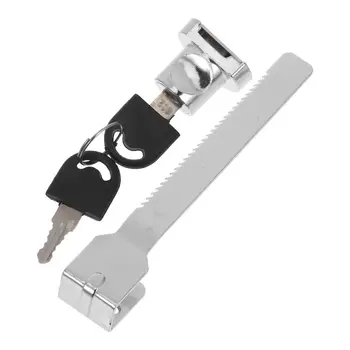 1組冰淇淋冷凍櫃滑動玻璃門鎖,適用於零售展示櫃安全,附鑰匙玻璃門鎖 10 最佳銷售 冰鎖 - №1