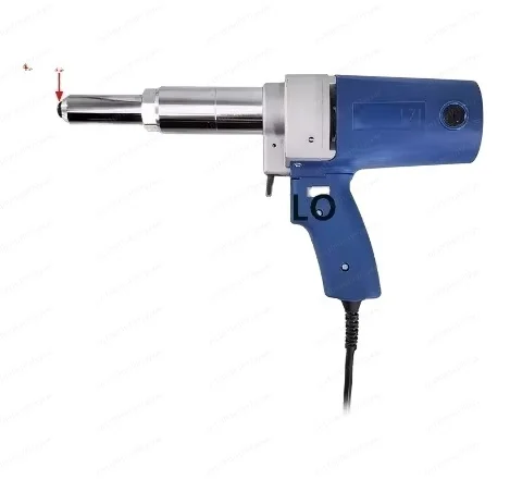 7000N Handheld Electric Rivet Gun Riveting Machine 220V 400W Portable Stainless Steel Core Rivet Gun Equipment