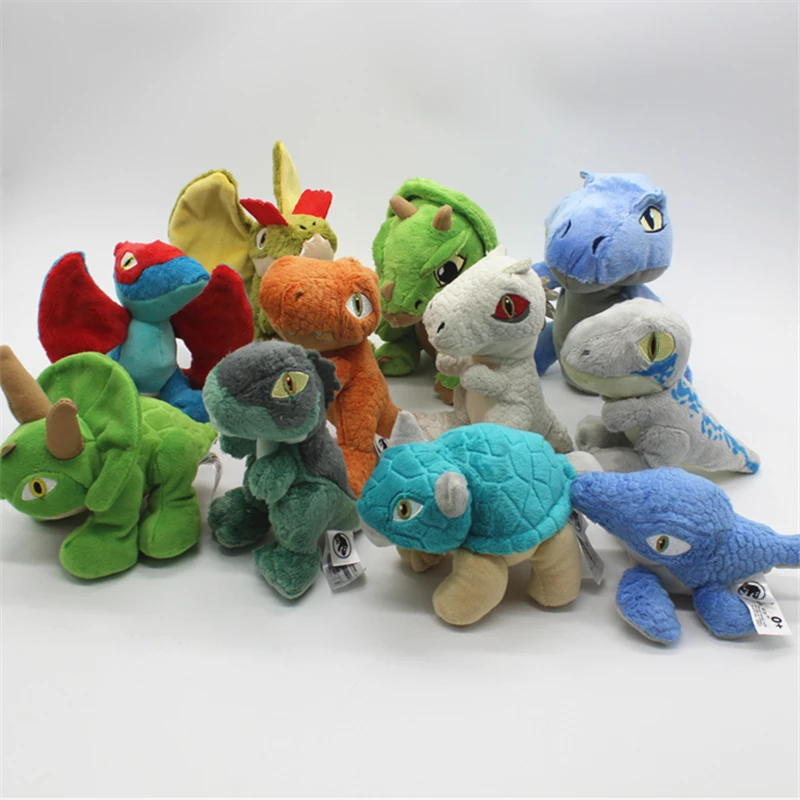 10piece jurassic dinosaur park Jurassic Park Tyrannus Plush Toy jurassic period Soft Stuffed Animals Children Educational Toys