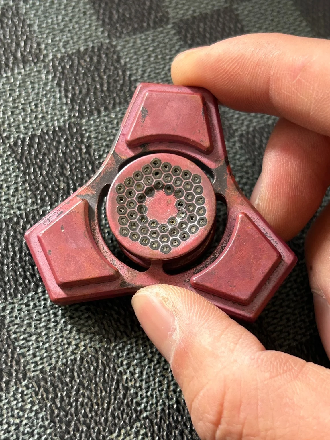 

Blood Copper Three Page ZF Mini Fingertip Gyroscope EDC