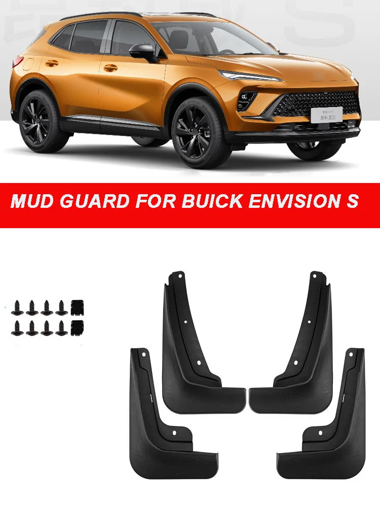 

4 PCS MudFlaps For Buick Envision S 2024 Mudguards Mud Flaps Splash Guards Front Rear Wheels Fender