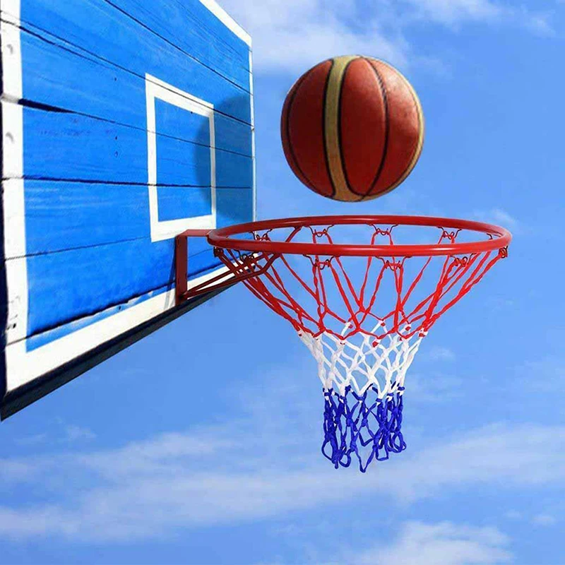 Sports&Outdoors Standard Basketball Net Nylon Hoop Goal Standard Rim For basketball stands