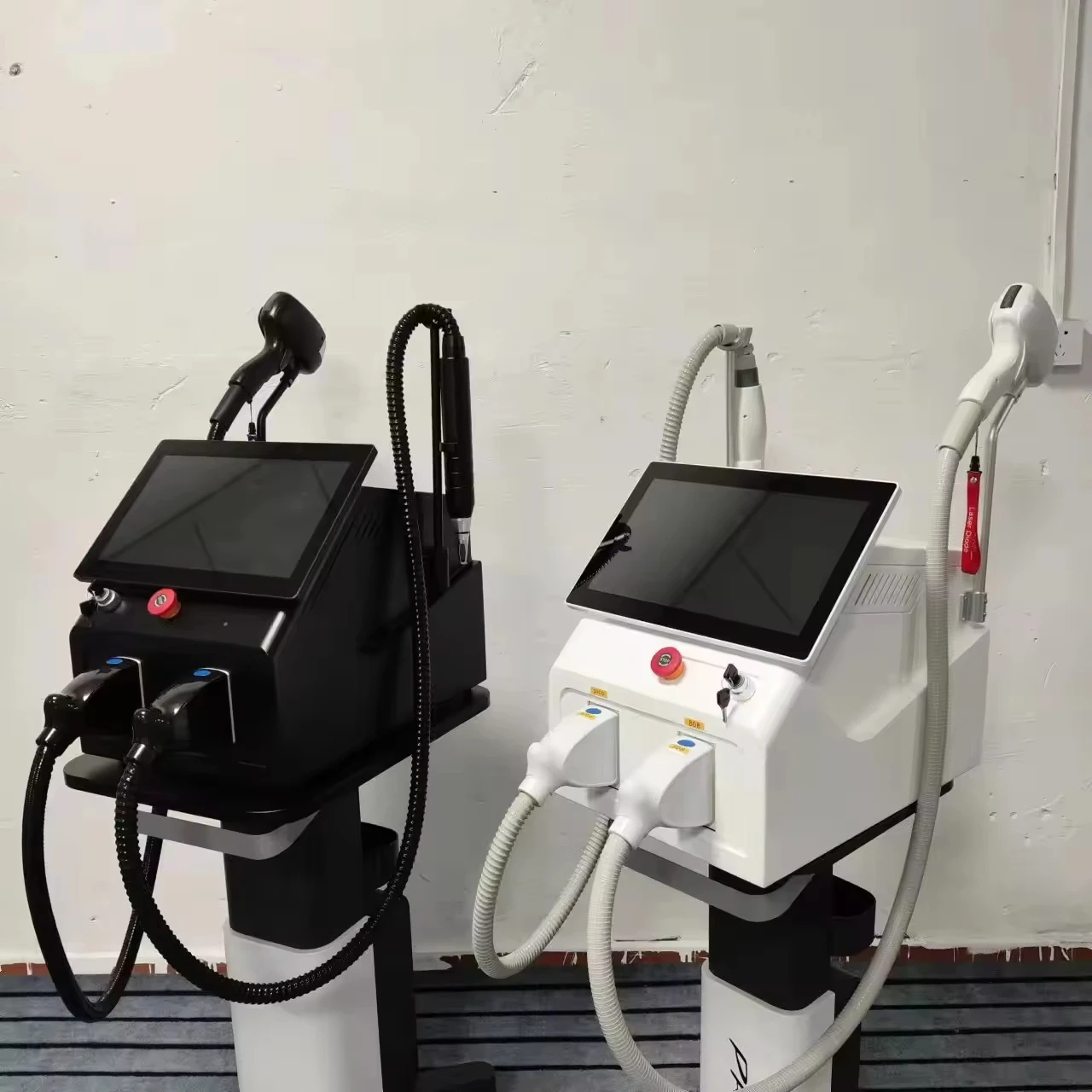 2 in 1 Professional Diode Laser Hair Removal Machine 755 808 1064nm Triple Wavelength Ice Cooling Painless Permanent Body Face