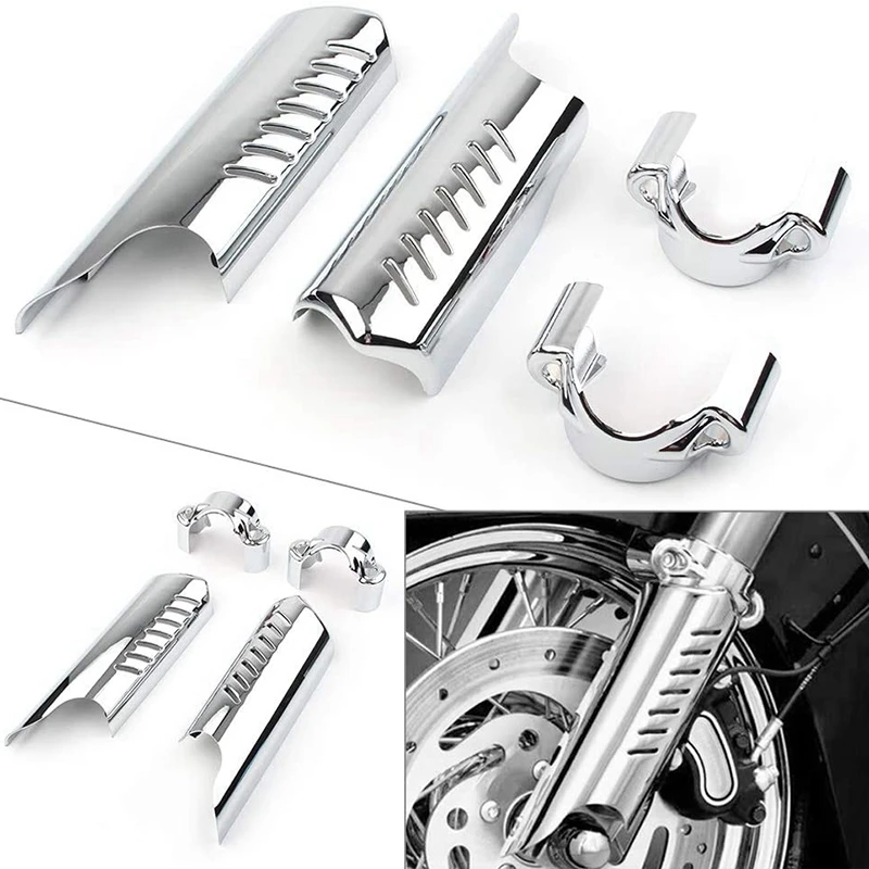 

Motorcycle Lower Fork Leg Wind Deflector Fork Leg Deflector Guard For Heritage Softail Classic FLSTC FLSTN