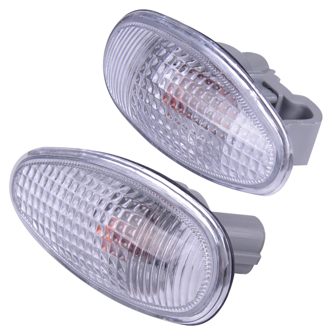 2PCS Front Left Right Side Fender Marker Parking Light Lamp Fit for Mitsubishi Lancer 2002-2006 Outlander 2003-2006 MR522027