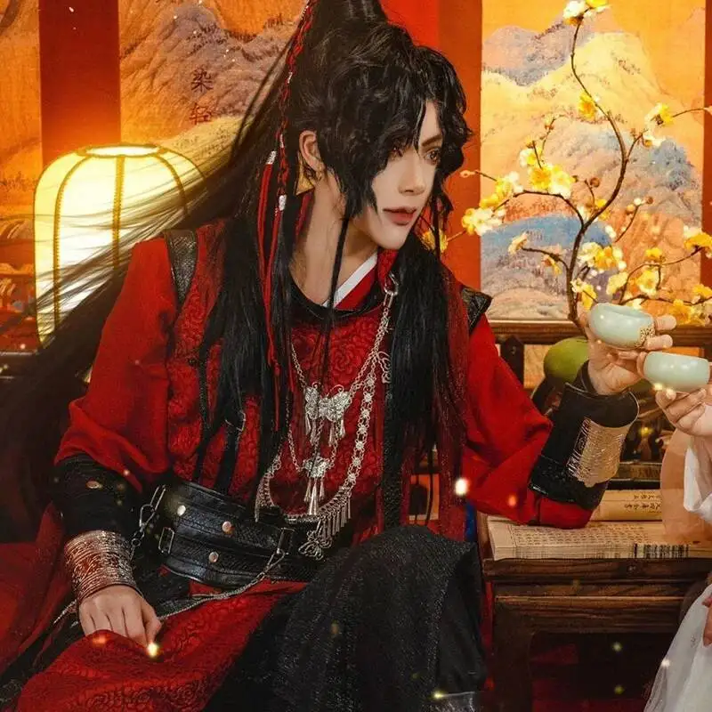 

Новый костюм для косплея Tian Guan Ci Fu Hua Cheng, костюм аниме Heaven Official's Bless HuaCheng для мужчин и женщин