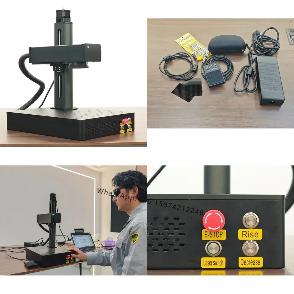 

Mini Ultra High Precision 20W 30W 50W Fiber Marker for Metal Engraving Marking Machine