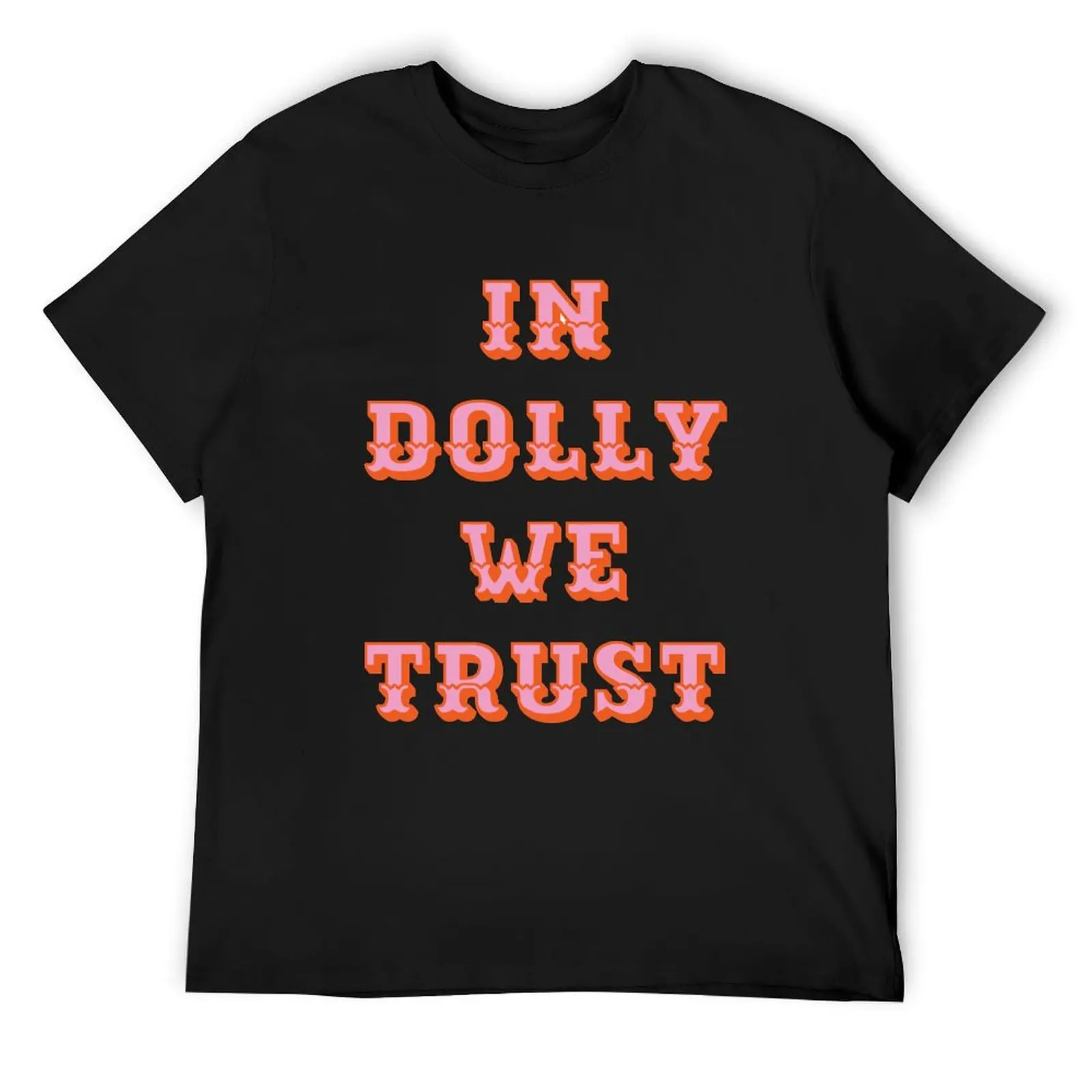 Футболка In Dolly We Trust-Dolly Parton, рубашки с настроением, быстросохнущая одежда большого размера для мужчин
