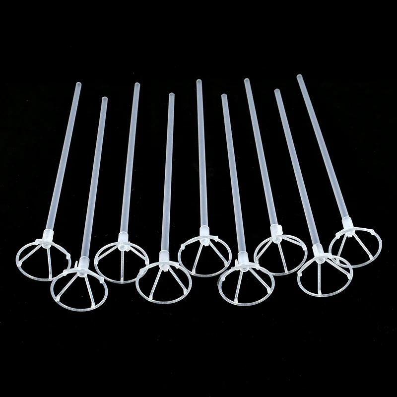 

5Pcs PVC Transparent Plastic Balloons Holder Sticks Gender Reveal Birthday Wedding Party Decor Inflatable Balls Accessories