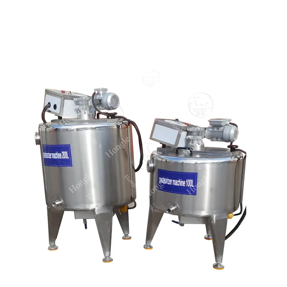 100/150/200/300 liter small scale Dairy milk yogurt making pasteurizer milk pasteurization machine price image 3
