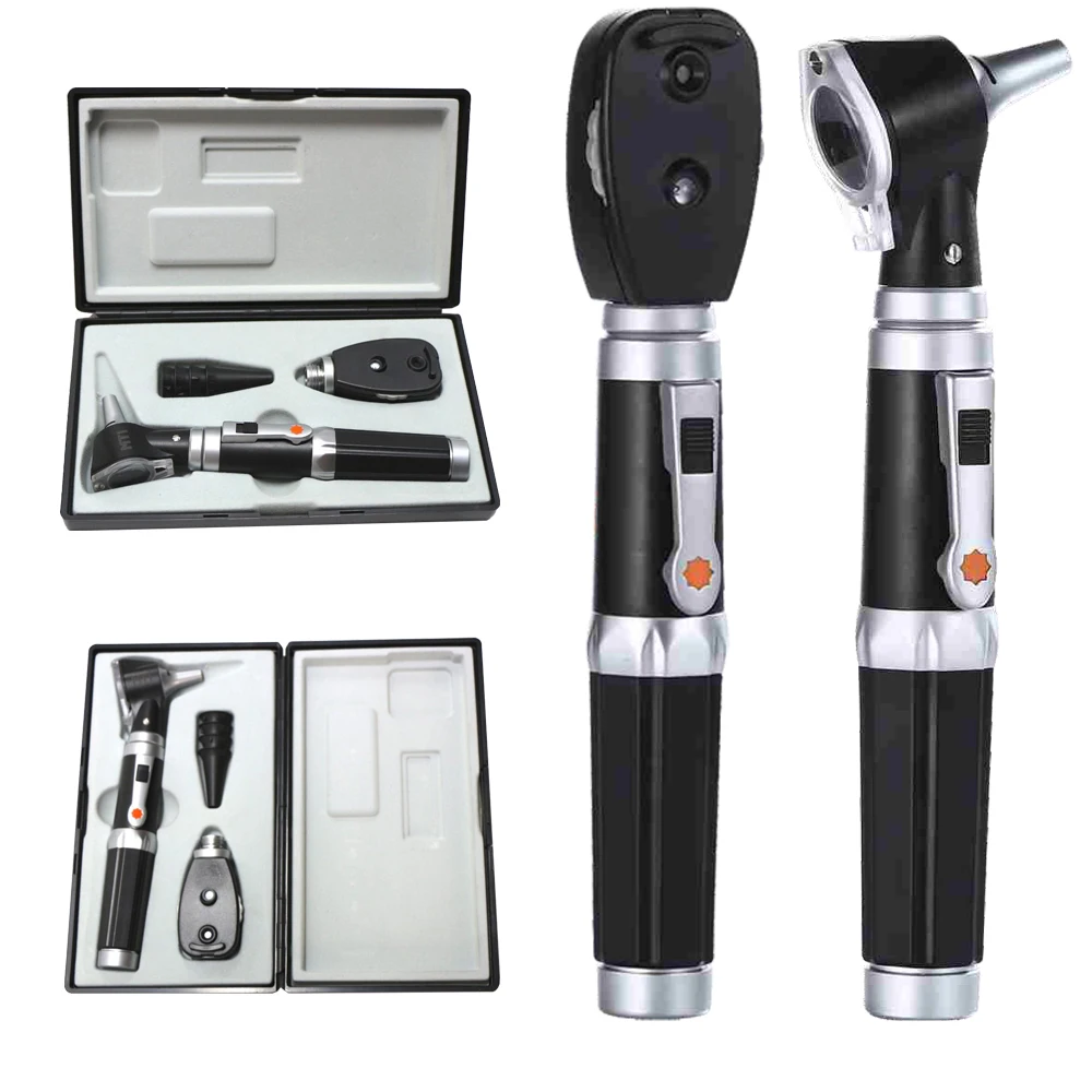 

SZMIQU Fiber Optic Otoscope Ophthalmoscope retinoscope ENT Diagnostic Examination Set ear cleaning otoscope