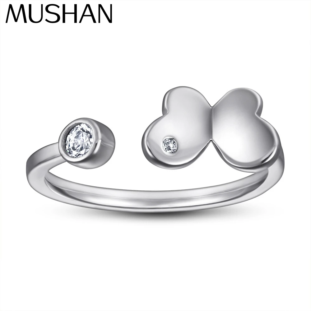 

MuShan Jewelry 925 Sterling Silver Ring Wedding Band High Carbon Diamond Bridal Shower Timeless Style Women Rings Fine Jewelry