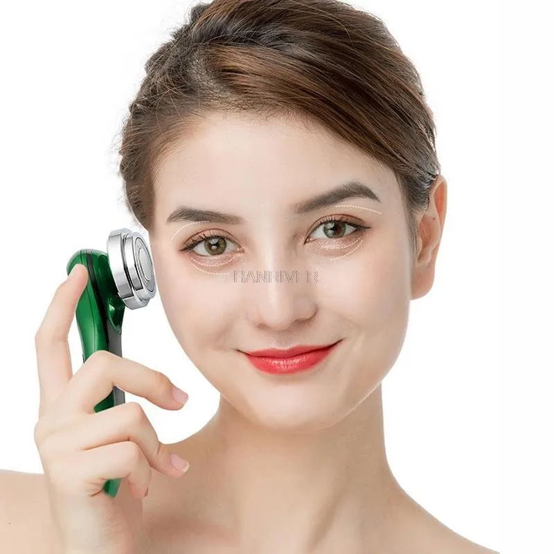 

Beauty Instrument Face Lifting Heat Red Blue Light Face Cleaner Deep Cleansing Home Skin Care Device Face Massager