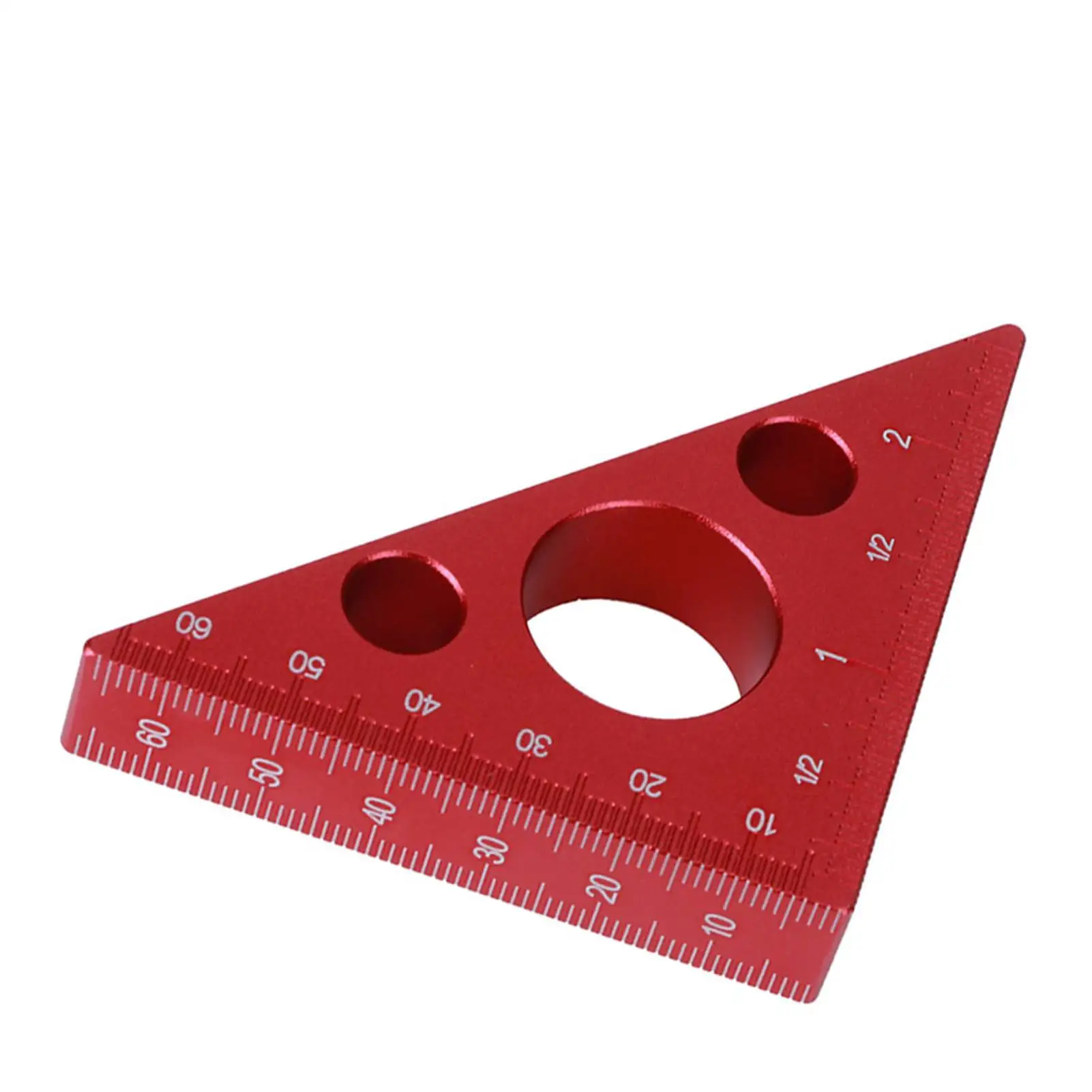 Right Angle Ruler 2in/6cm Right Angle Triangle Height Ruler Aluminum Alloy Woodworking Measuring Tool Woodworking Measuring Tool